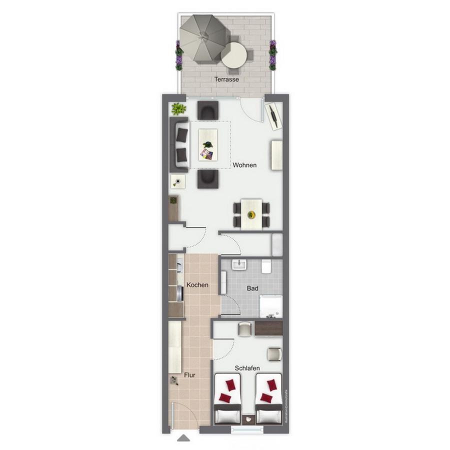 Feriendorf Papillon Wohnung 02-2 博尔滕哈根 外观 照片